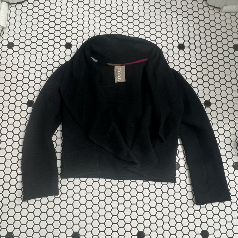 Dolan left coast collection open front light weight sweater size medium